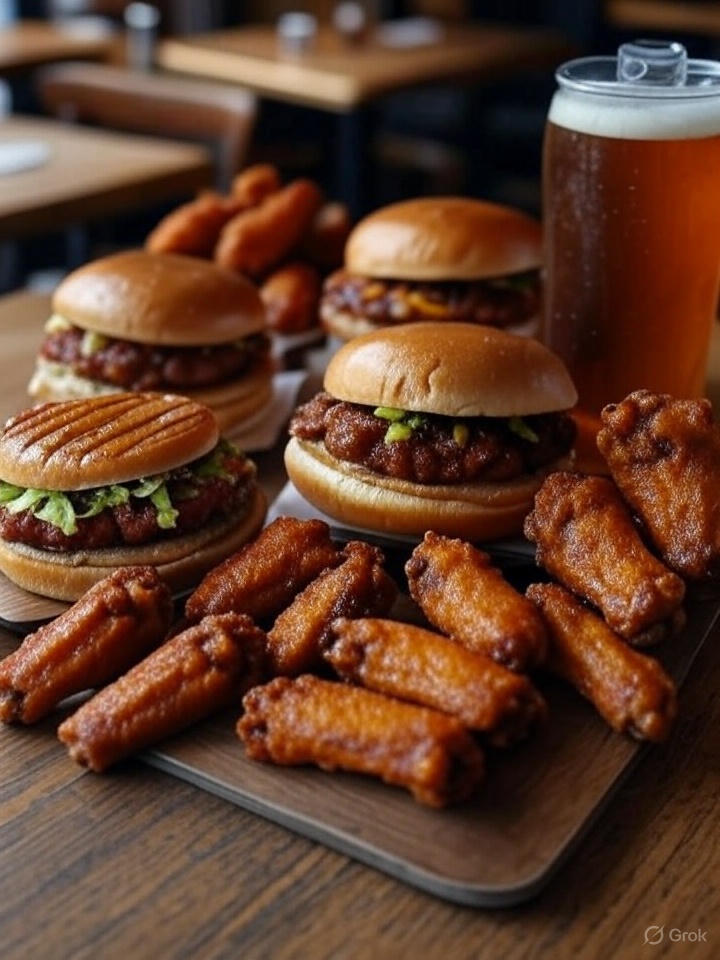 5 Zinger Burger,10 peice of Hot wings,1.5 liter drink 5 Zinger Burger,10 peice of Hot wings,1.5 liter drink